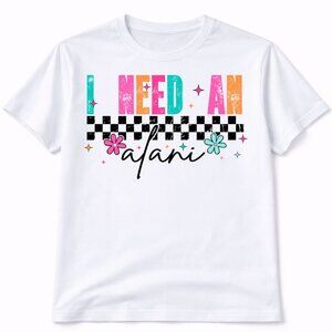 Alani Graphic T Shirt Trendy Western Style Tee Women Gifts White